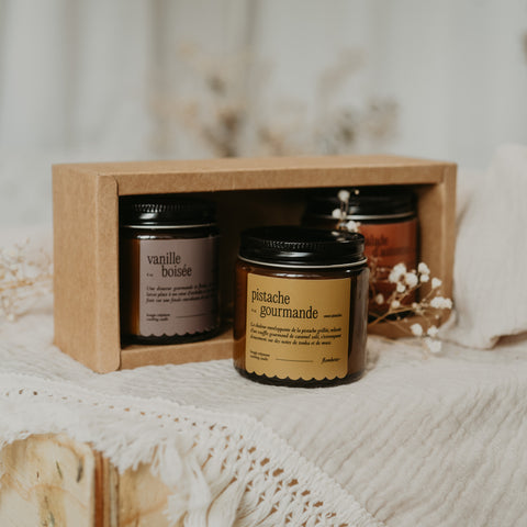 Bougies - Trio automnale