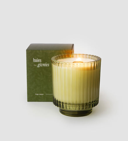 Bougie - Baies givrées