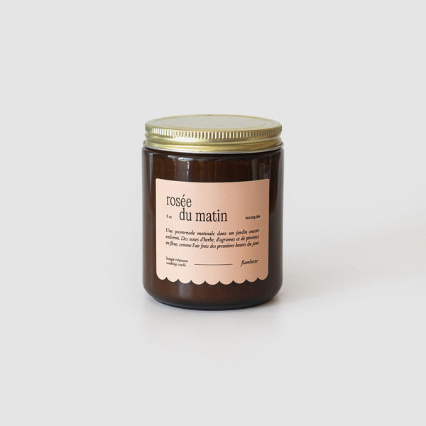 Bougie rosée du matin