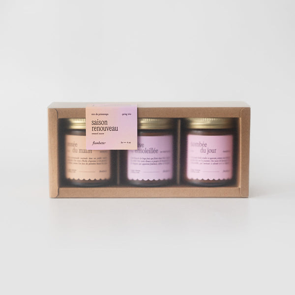 Trilogie boîte découverte - saison renouveau